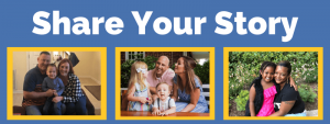 share your story with three different family pictures